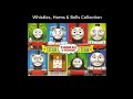 All Thomas Friends Whistles Horns Bells Collection Head On Front In Model CGI Version