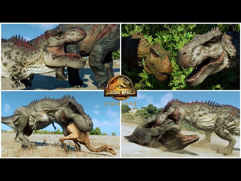 Tarbosaurus All Perfect Animations & Interactions - Jurassic World Evolution 2