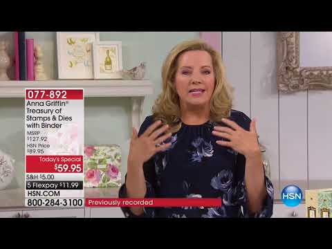 HSN | Anna Griffin Elegant Paper Crafting Anniversary 01.10.2018 - 06 AM