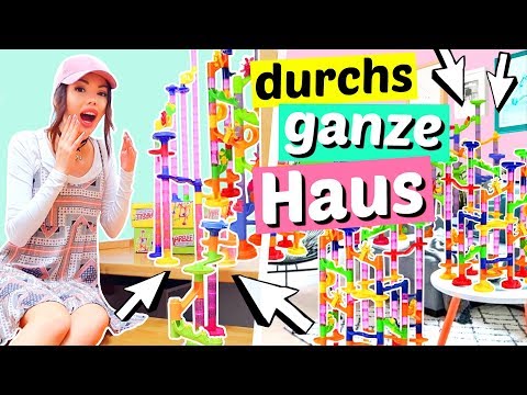 Murmelbahn durch das GANZE Haus 😳| ViktoriaSarina