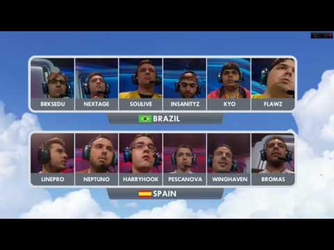 Overwatch World Cup: Brasil Vs Espanha #Showmatch 30/10/2016