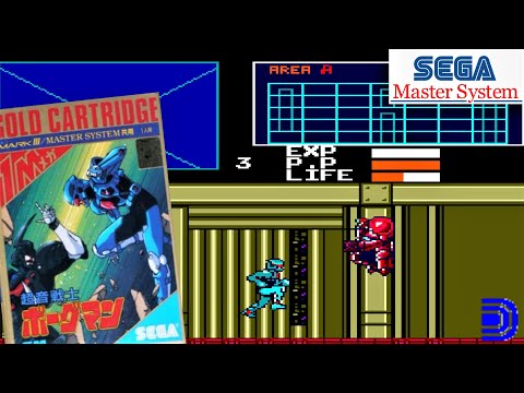 CHOUON SENSHI BORGMAN (1988) SEGA Master System Gameplay in HD (Dega)