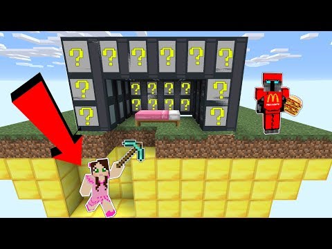 Minecraft: COMPUTER LUCKY BLOCK BEDWARS! - Modded Mini-Game