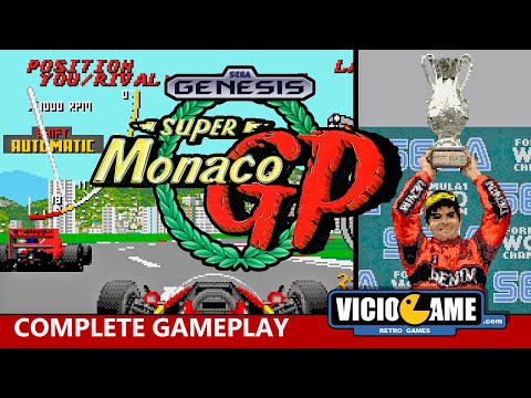 🎮 Super Monaco GP (Mega Drive) Complete Gameplay