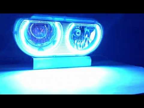 2008-2013 Dodge Challenger Color Change LED Halo Rings