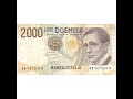 1990 2000 Lire Italy Banknote Portrait Of Guglielmo3 Marconi