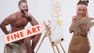 Doja Cat Paints a Nude Model for Cosmo! 😅 Fine 