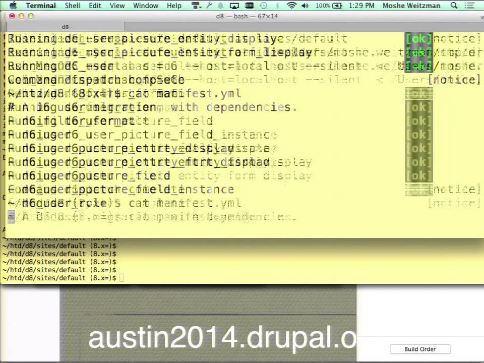 DrupalCon Austin 2014: CONFIG COMMANDS, A BORIS SHELL, VIEWS SUPPORT