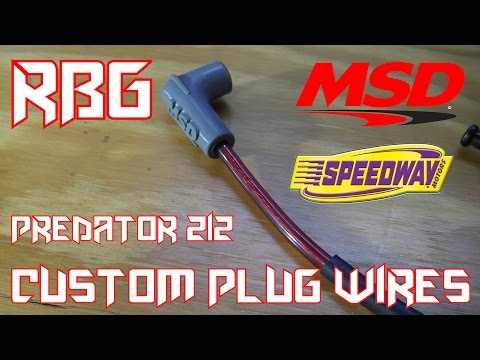 Predator 212 / GX200 Go Kart Custom Spark Plug Wires