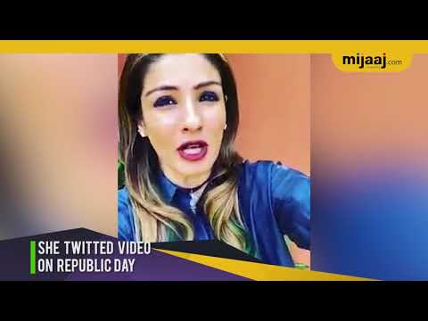Raveena Tondon wishes Happy Republic Day | Mijaaj News