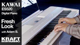 Video thumbnail for Kawai ES520 White Digital Piano - Fresh Look with Adam B. by Kraft Music