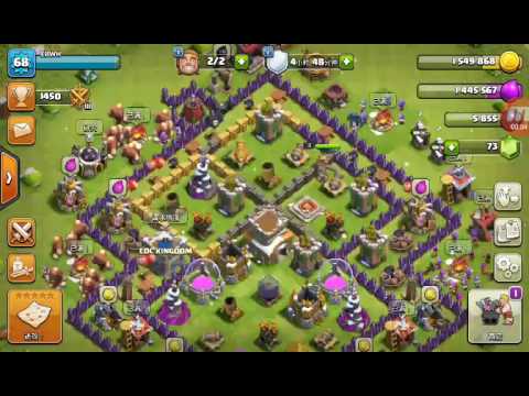#Clash Of Clan# Battle!!! And Upgrade Wizard Tower!!
