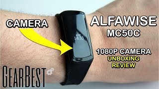 Alfawise MC50C 1080P Camera Bracelet Unboxing and Review from Gearbest.com