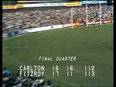 Fitzroy Lions Football Club "Old Gold" V Carlton pt4 1982