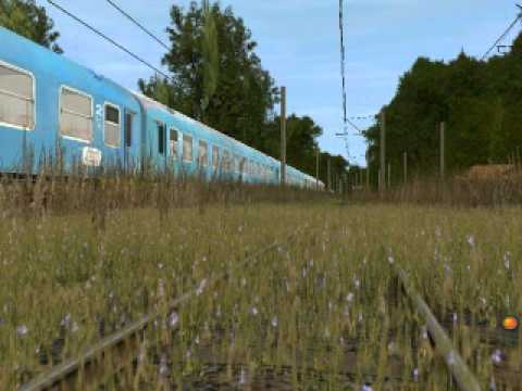 GM 834 cu R 4703 (imaginar) la plecare din Gara Bontida