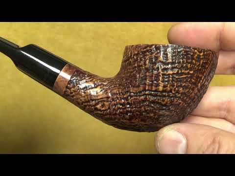 Pipa L'Anatra Sabbiata  - Freeform - filtro 9mm - AN144