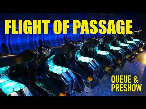 Flight of Passage - Avatar Queue & Pre Show | Pandora- Disney's Animal Kingdom