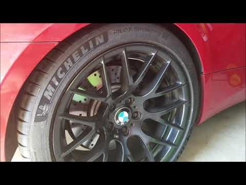 Michelin Pilot Sport 4S Tires on a BMW E92 M3 with GTS Wheels