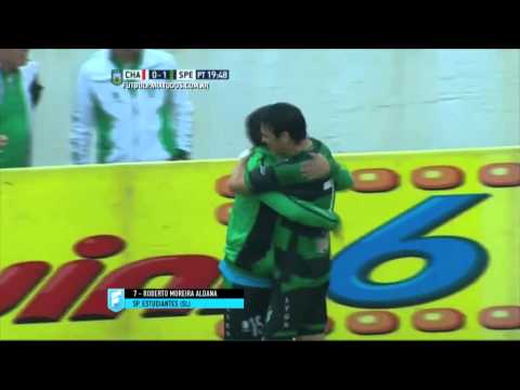 Gol de Moreira. Chacarita 0 - Sp. Estudiantes 1. Fecha 21. Primera B Nacional 2015. FPT.