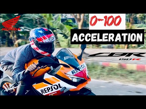Honda CBR 150R 0-100 Acceleration Test! Brake Test! Maffick