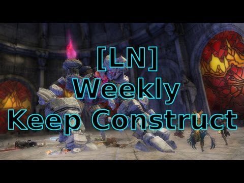 Guild Wars 2 Raids: [LN] Wing 3 Keep Construct (Only 3 Rifts) - Staff Ele PoV