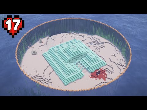 I Drained the Ocean Monument in Hardcore Minecraft (#17)