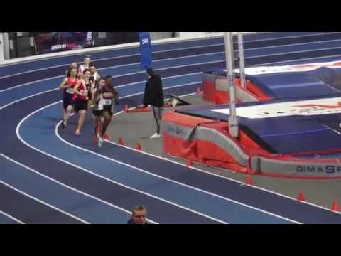 800m JUM F2  - Championnats Rég. en salle ES-SE - Eaubonne 19 Janv. 2019