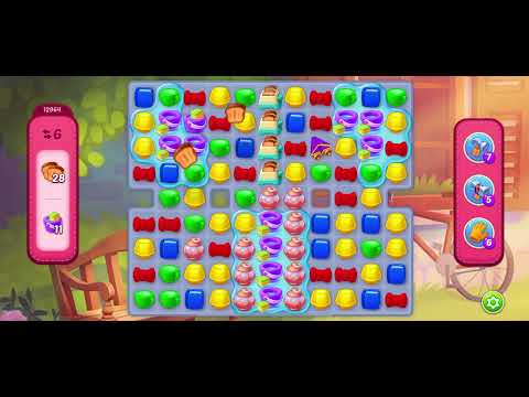 Homescapes level 12964 - no booster gameplay