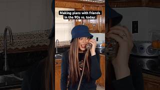 Making plans with friends in the #90s vs. today... #90skids #nostalgia #millennials