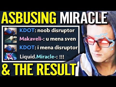 DO NOT TRASH TALK WITH MIRACLE- - Not Support!! [Disruptor] NEW Carry Safe Lane Dota 2