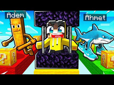 Brainrot ŞANS BLOĞU Yarışmasında Beni Hapsettiler, Bende Onları Trolledim! 🤣 | Minecraft