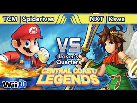 CenCoast Legends - TCM | Spiderivas (Mario) Vs. NXT | Kswz (Pit) -Singles LQF - Smash Wii U