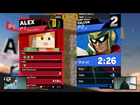 Throwdown Thursday 176 - Winners Round 3 - Paper (Captain Falcon) vs Gatsby (Steve)