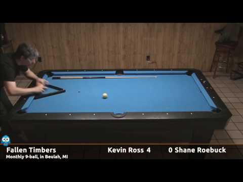 Kevin Ross vs Shane Roebuck (Semifinals) - 2017-02-11 Fallen Timbers monthly 9-ball