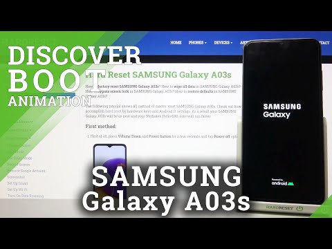 SAMSUNG Galaxy A03s Boot Animation – Welcoming Panel Look