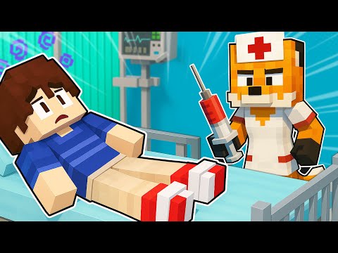 TRAFIŁEM DO SZPITALA w MINECRAFT SOSNOWICE