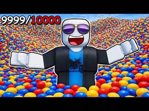 Filling MAX BALLPIT in Roblox...