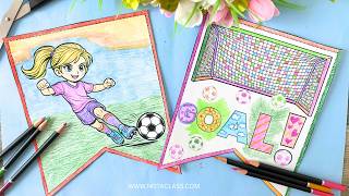 Free Soccer & Math Themed Bulletin Board Banner Crafts | Soccer Coloring Pages & Templates