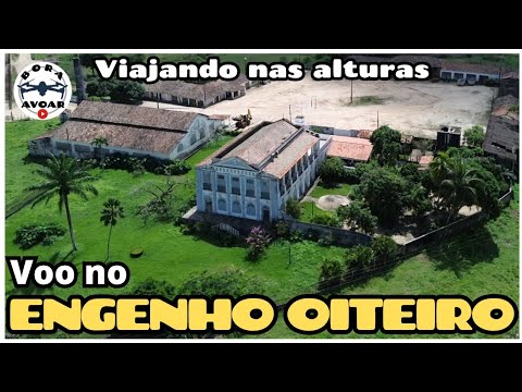 Passeio aéreo pelo ENGENHO OITEIRO no município de São Miguel de Taipu na Paraíba