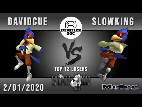 DavidCue vs Slowking - Star KO 18 - Top 12 Losers - SSBM