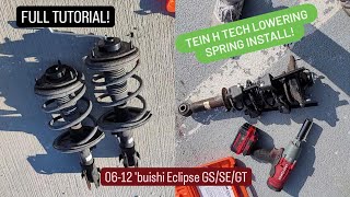 [FULL TUTORIAL] How to Replace Struts/Install Lowering Springs on 2006-2012 Mitsubishi Eclipse