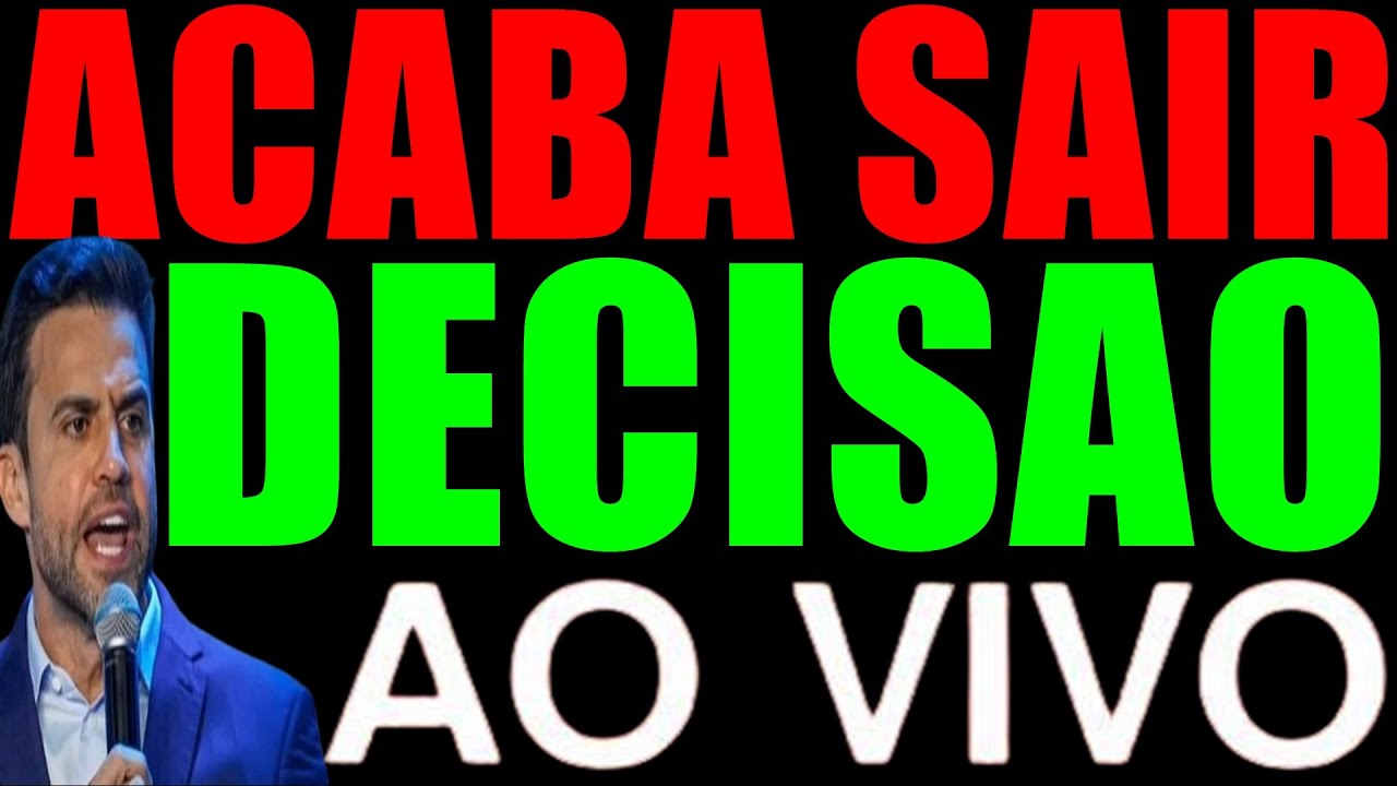 ACABA DE SAIR: PABLO MARÇAL!!!!