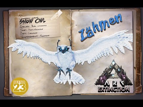 ARK Extinction [GUIDE/Deutsch] ** Snow Owl - Eule zähmen & Tipps ** DLC Taming!