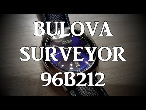 Bulova Surveyor 96B212 (Accutron II high accuracy quartz, 57,600bph) - Review, Measurements, Lume