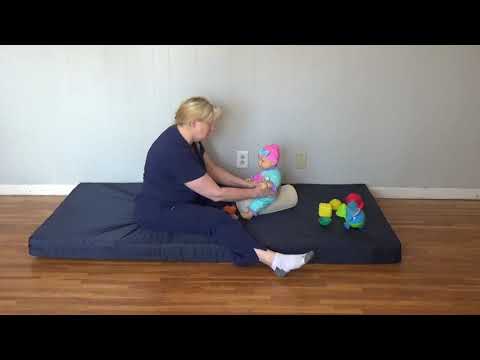 Peds Intervention 8 mo CP hypotonic trunk