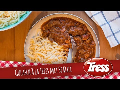 Gulasch à la Tress mit Spätzle