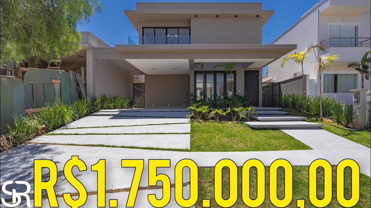 CASA COM 04 SUITES A VENDA COM PROJETO CONTEMPORÂNEO NA CIDADE DE PAULINIA-SP| SAMUEL RIBEIRO BROKER