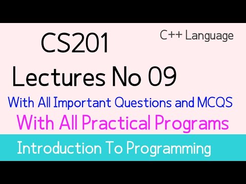 cs201 lecture 9| cs201 short lecture 9| cs201 short lectures| by Muhammad saqib| world of education