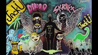 REVERSE: Skrillex &amp; Diplo ft. Justin Bieber - Where Are Ü Now (Reversed / Backwards)