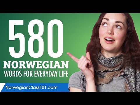 580 Norwegian Words for Everyday Life - Basic Vocabulary #29